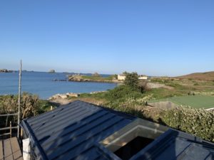 Pellow roofing at Bryher