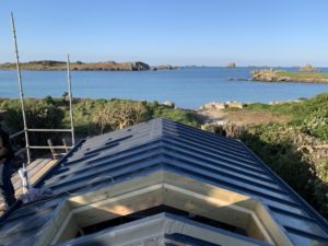 Pellow flat roofing at Bryher
